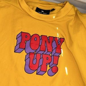 Lazy Oaf Yellow tee